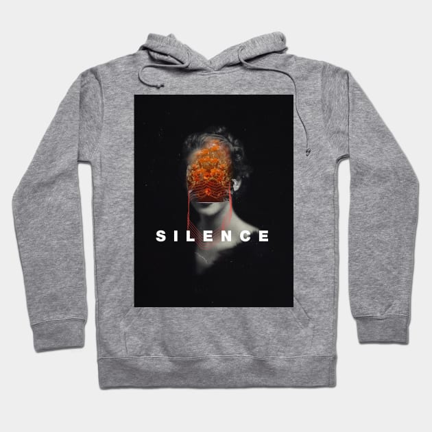 Silence Hoodie by FrankMoth